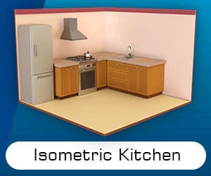 Isometric Kitchen
