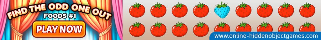 Play Find The Odd One Out Foods 1 at online-hiddenobjectgames.com
