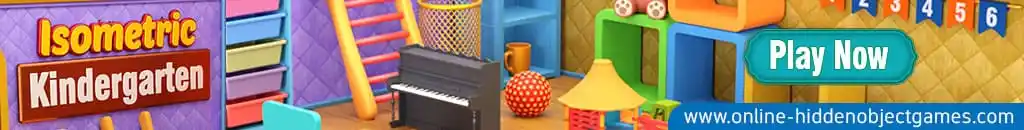 Play Isometric Kindergarten at online-hiddenobjectgames.com