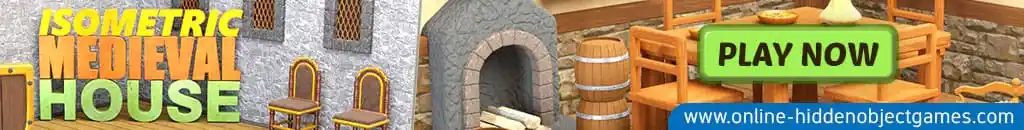 Play Isometric Medieval House at online-hiddenobjectgames.com