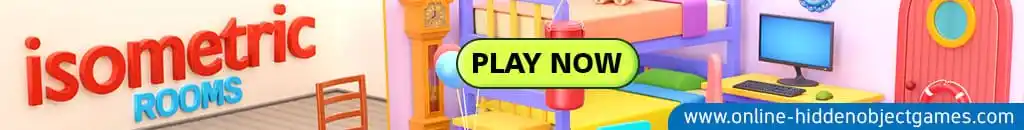 Play Isometric Rooms Hidden Objects at online-hiddenobjectgames.com