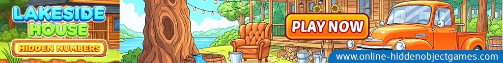 Play Lakeside House Hidden Numbers at online-hiddenobjectgames.com