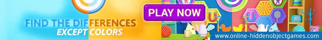 Play Find The Differences Except Colors at online-hiddenobjectgames.com