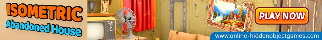 Play Isometric Abandoned House at online-hiddenobjectgames.com