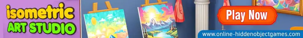 Play Isometric Art Studio at online-hiddenobjectgames.com