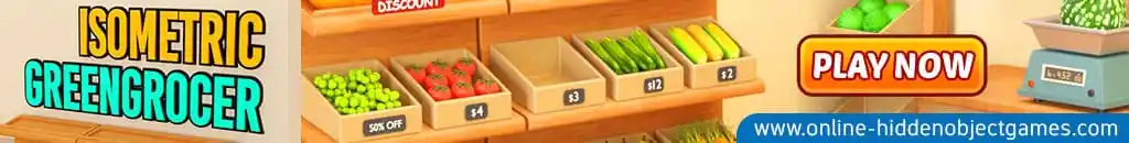 Play Isometric Greengrocer at online-hiddenobjectgames.com
