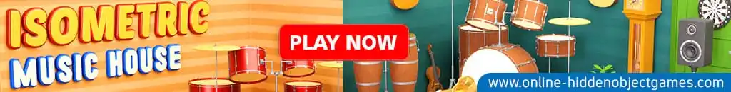 Play Isometric Music House at online-hiddenobjectgames.com