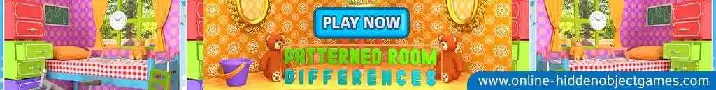 Play Patterned Room Differences at online-hiddenobjectgames.com