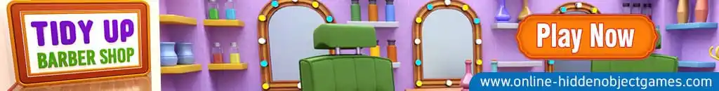 Play Tidy Up Barber Shop at online-hiddenobjectgames.com