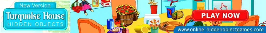 Play Turquoise House at online-hiddenobjectgames.com