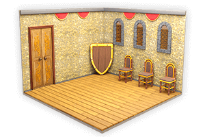 Isometric Medieval House (Hidden Object Games)